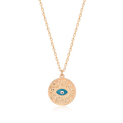 Eyed Round Necklace - Glamie Jewelry