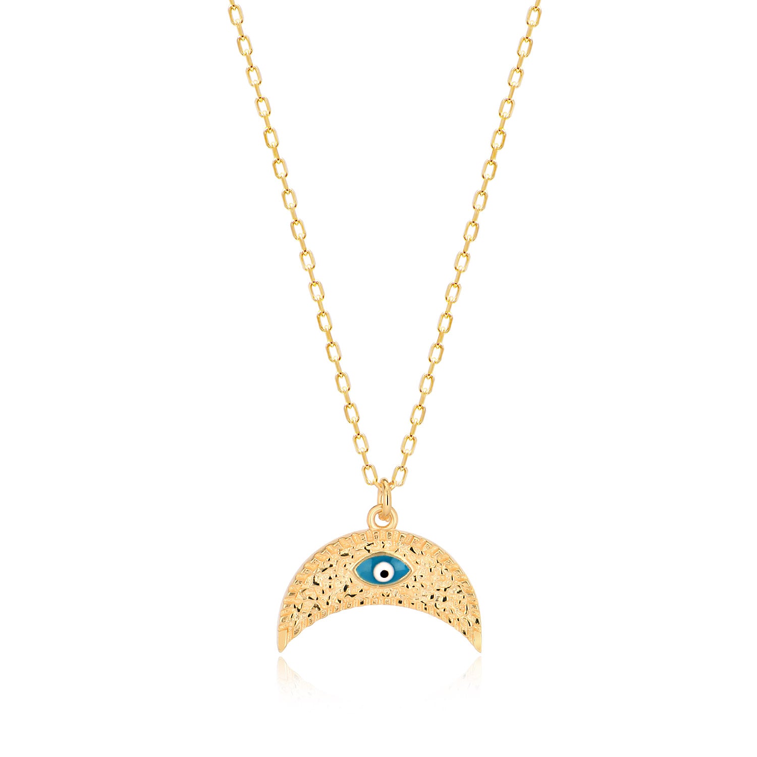 Eyed Moon Necklace - Glamie Jewelry