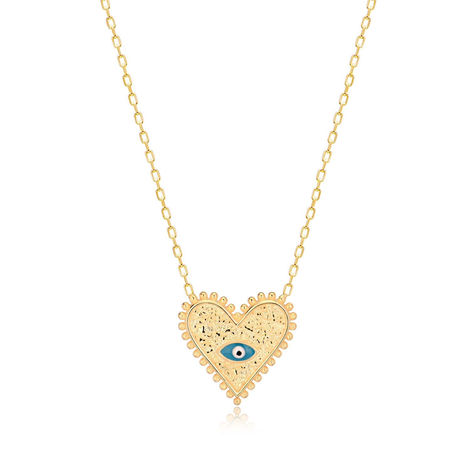 Eyed Heart Necklace - Glamie Jewelry