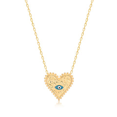 Eyed Heart Necklace - Glamie Jewelry