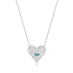 Eyed Heart Necklace - Glamie Jewelry