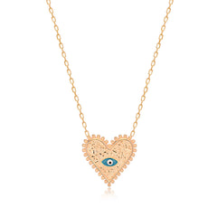 Eyed Heart Necklace - Glamie Jewelry