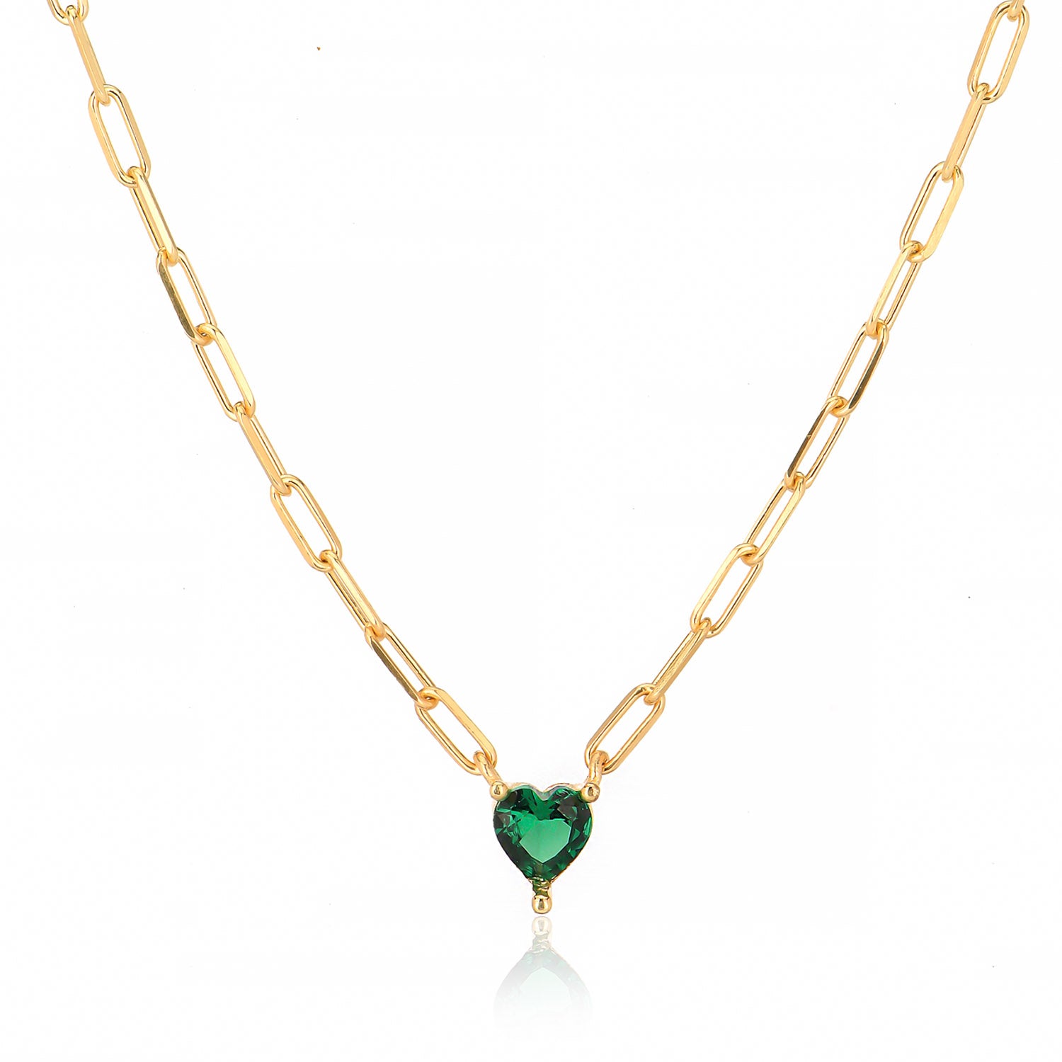 Stone Heart Necklace - Glamie Jewelry