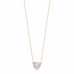 Stone Heart Necklace - Glamie Jewelry