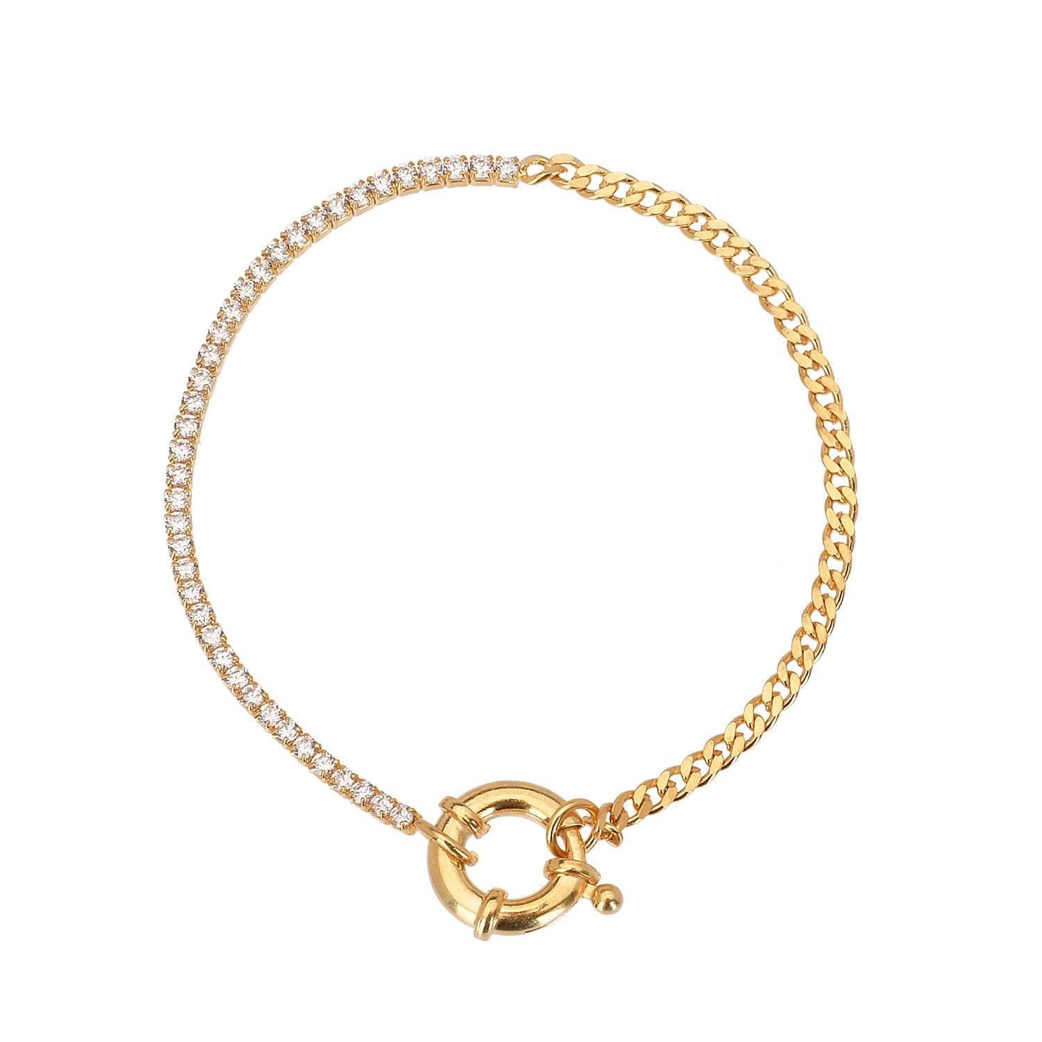 Sailor Lock Tennis Bracelet - Glamie Jewelry