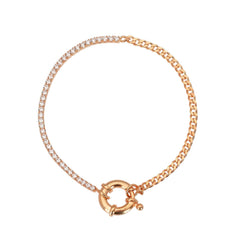 Sailor Lock Tennis Bracelet - Glamie Jewelry