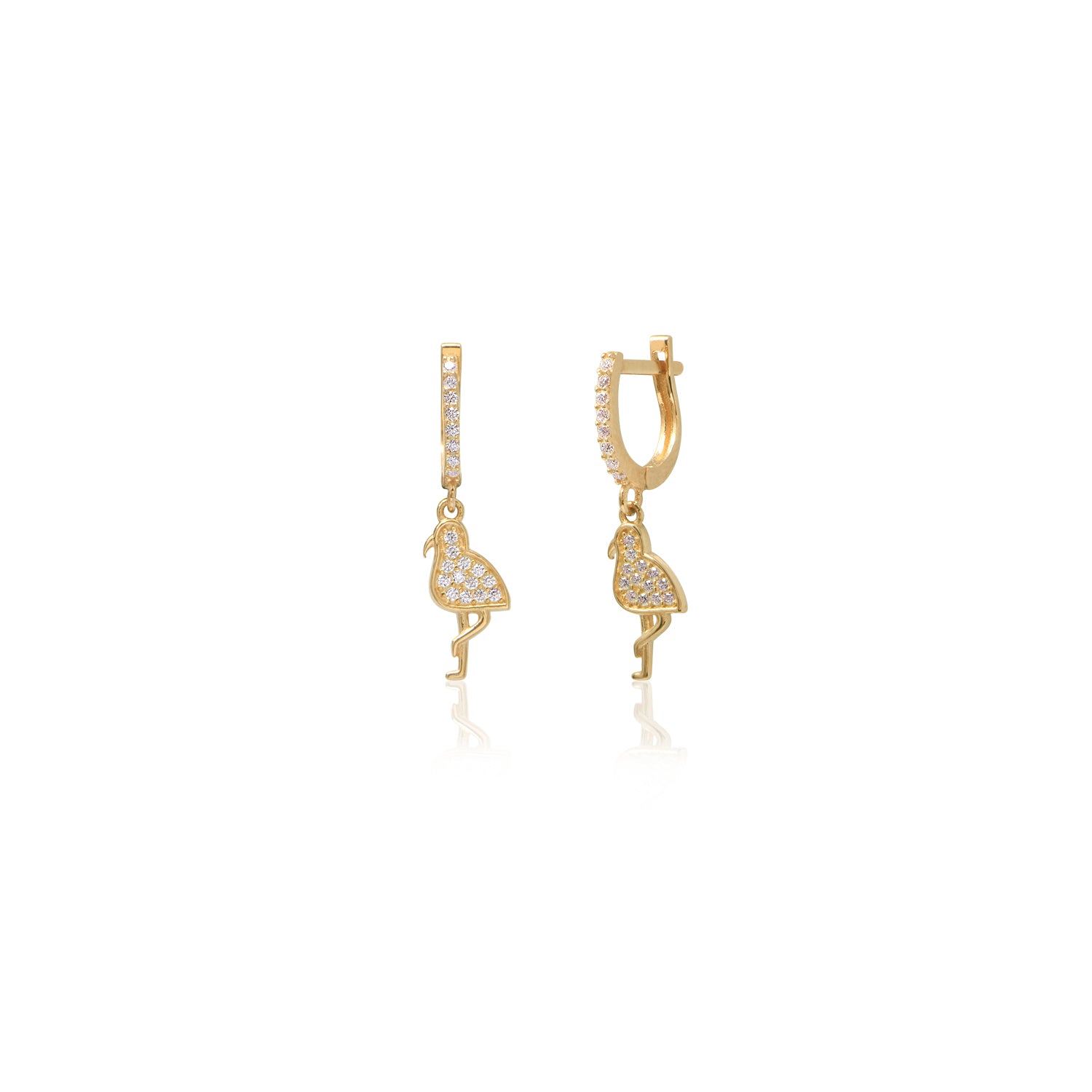 Pelican Dangle Earring - Glamie Jewelry