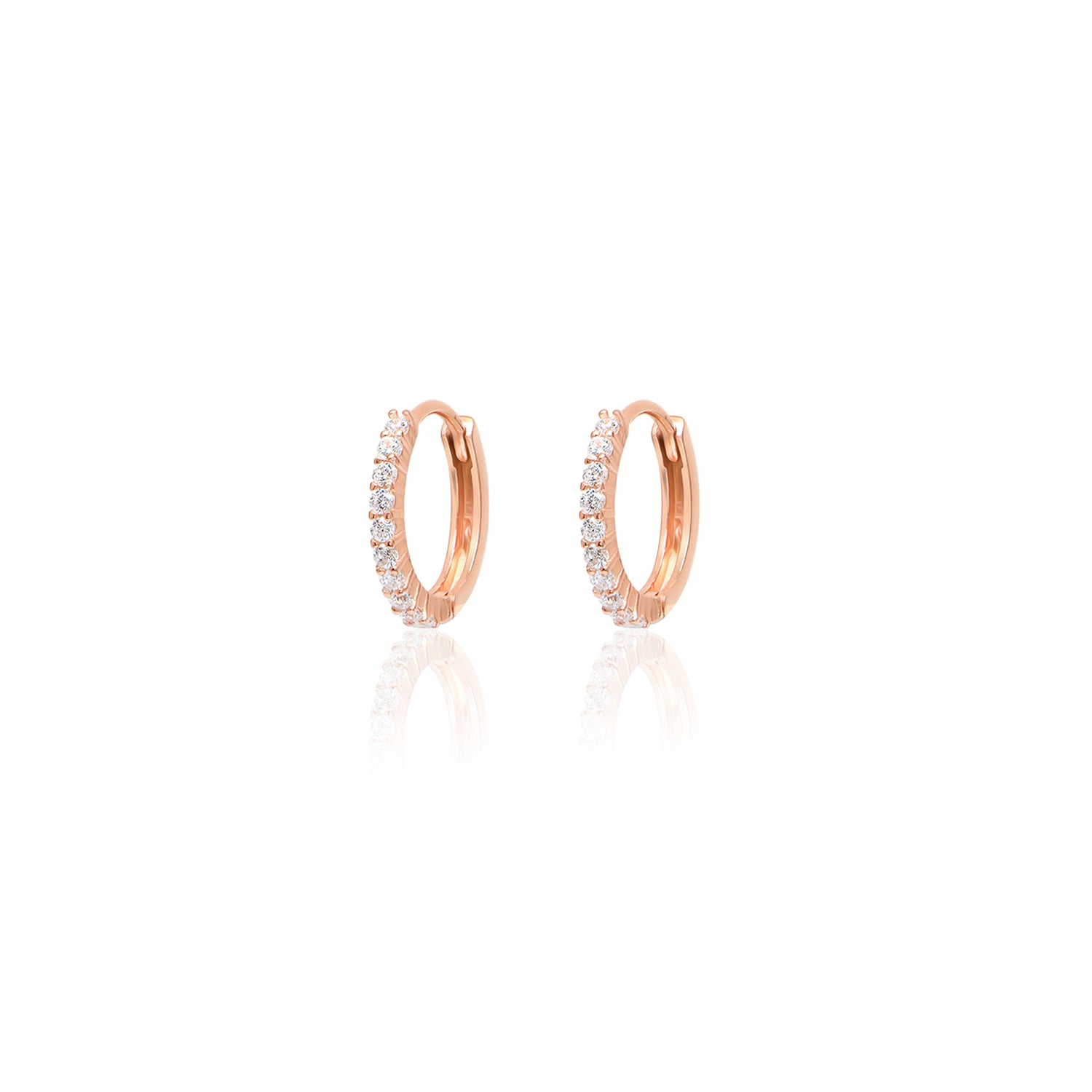 Single Row Mini Stone Earring - Glamie Jewelry