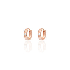 Mini One Stone Earring - Glamie Jewelry