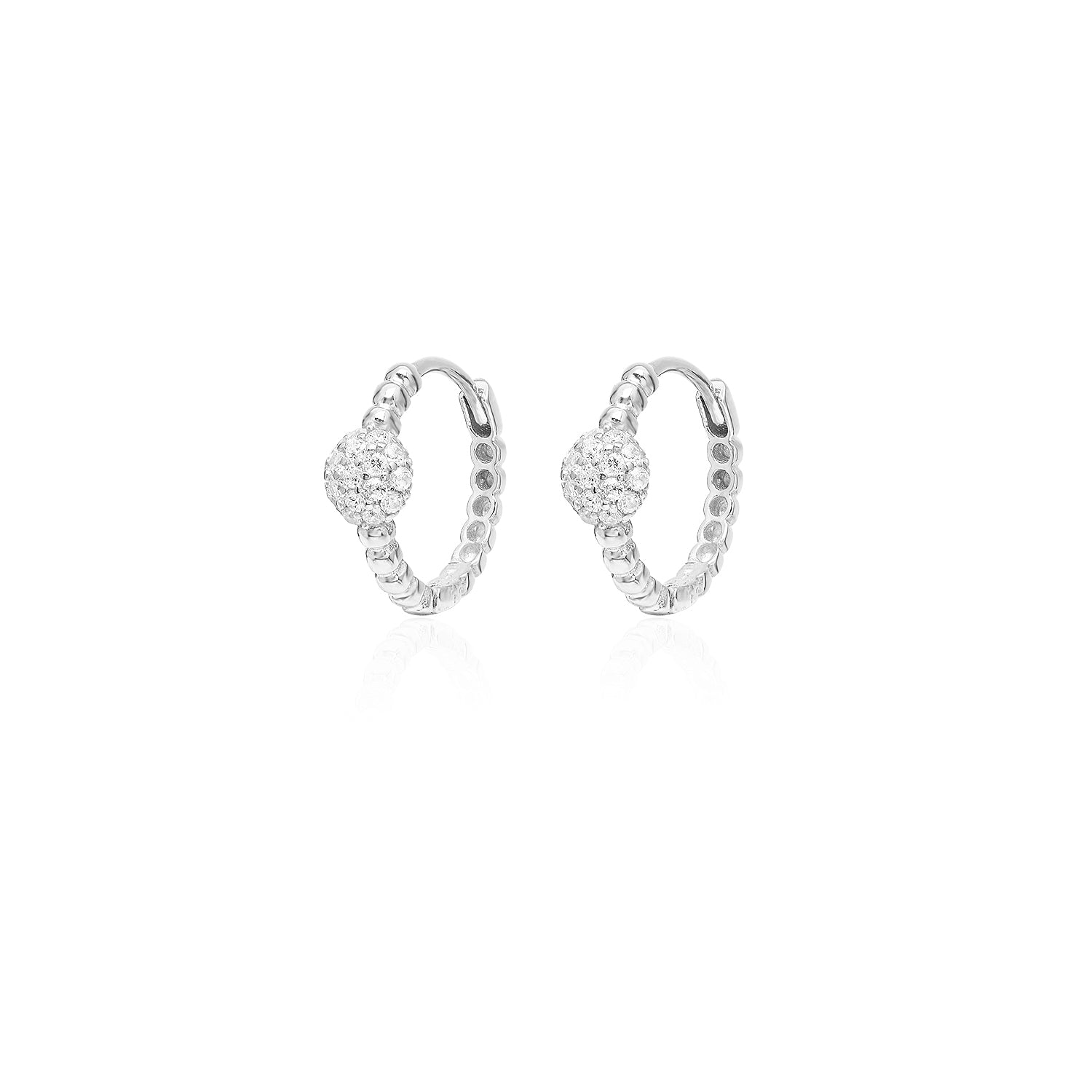 Round Pattern Mini Earring - Glamie Jewelry