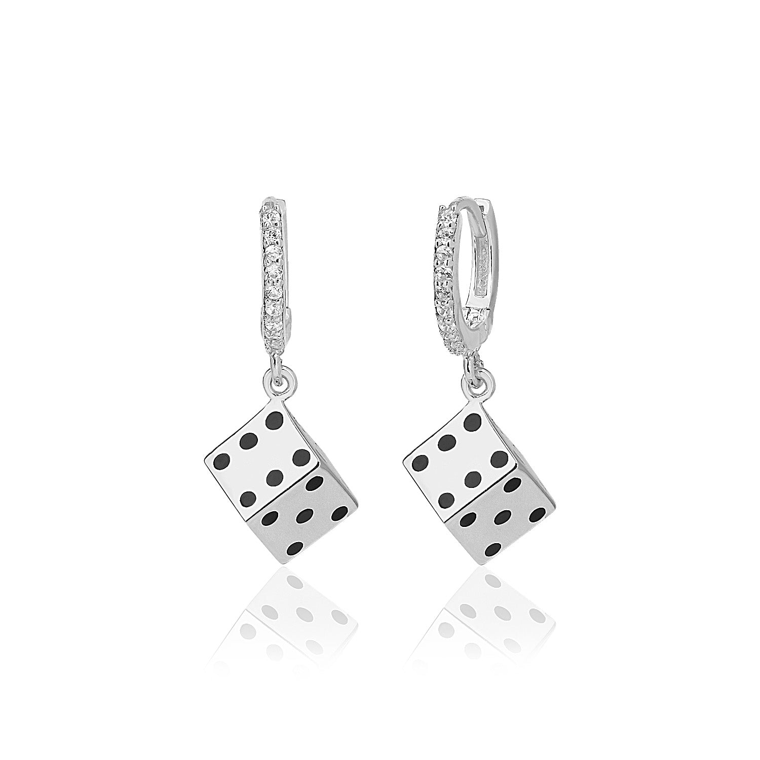 Dice Dangle Earrings - Glamie Jewelry