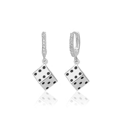 Dice Dangle Earrings - Glamie Jewelry