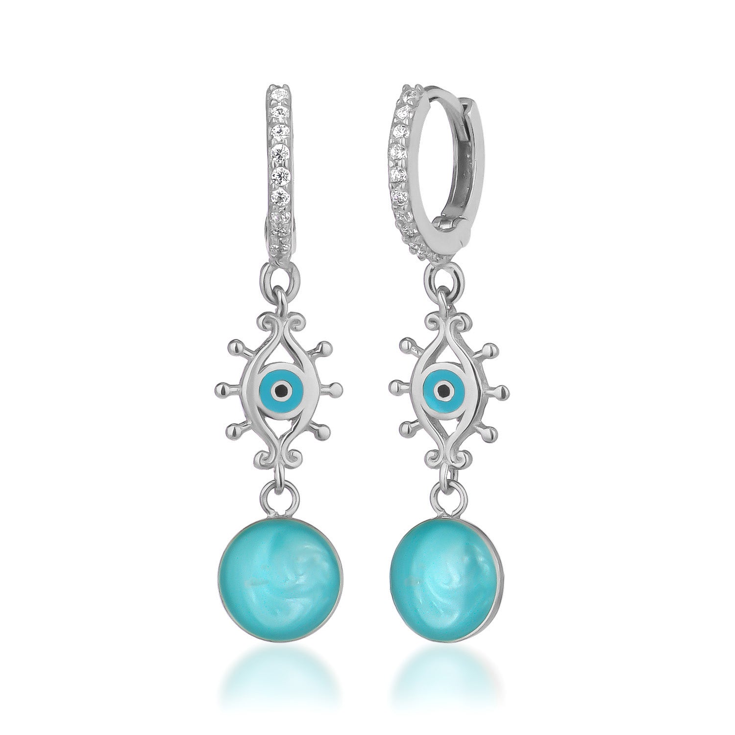 Dangle Eye Earrings - Glamie Jewelry