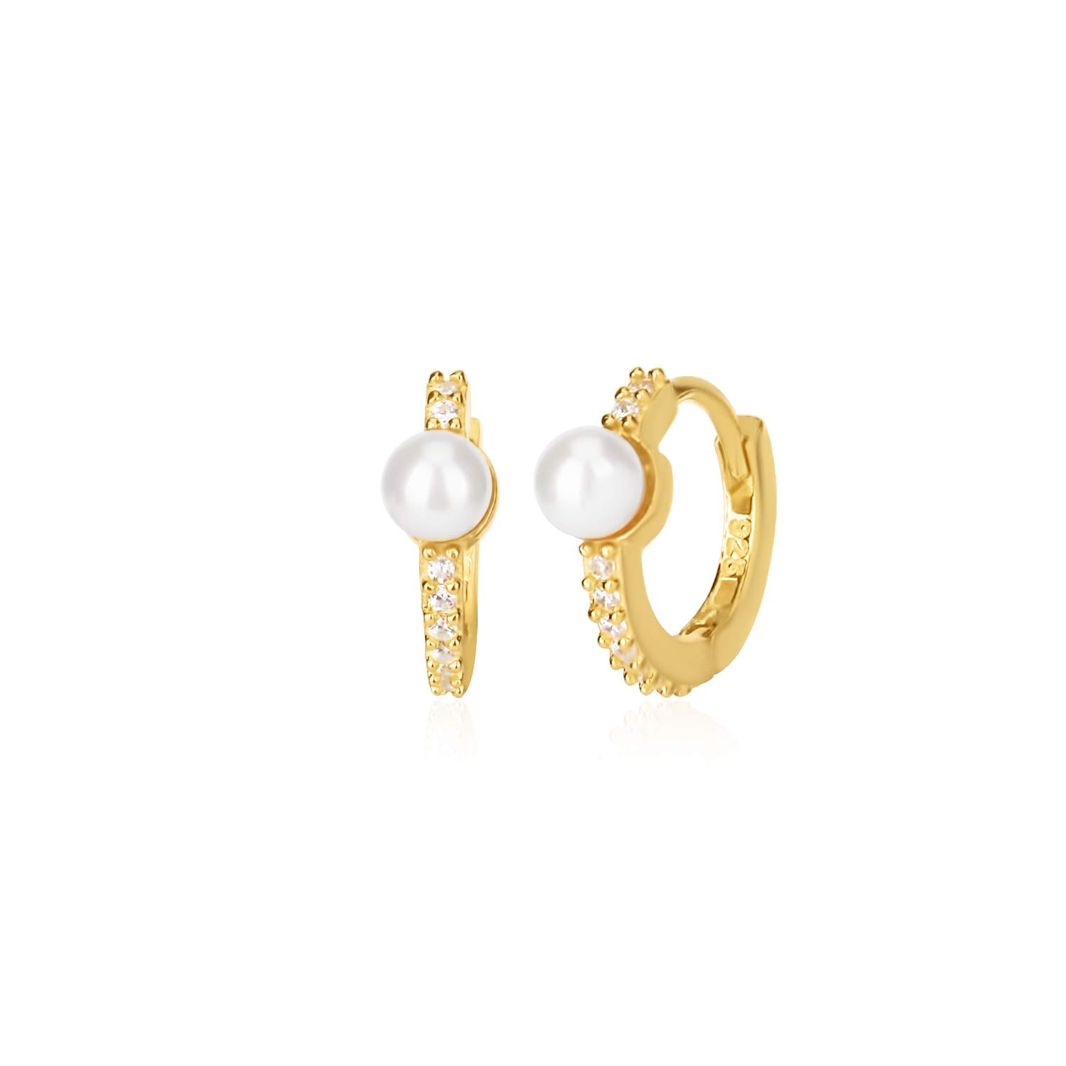 Stone Pearl Earring - Glamie Jewelry