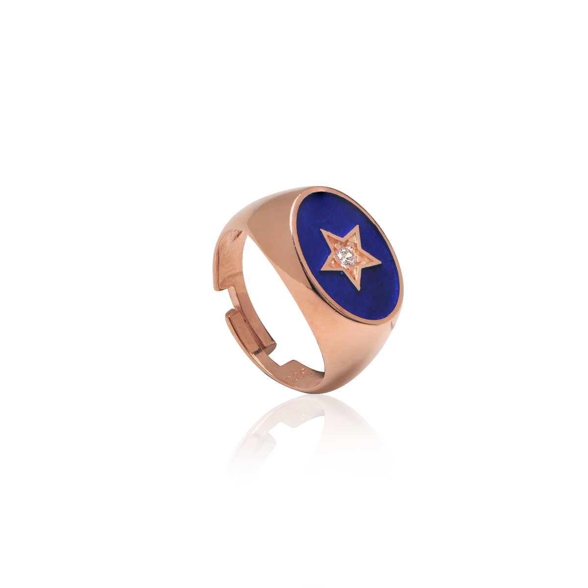 Enamel Star Ring - Glamie Jewelry