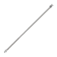 White Stone Tennis Bracelet 2,5mm - Glamie Jewelry